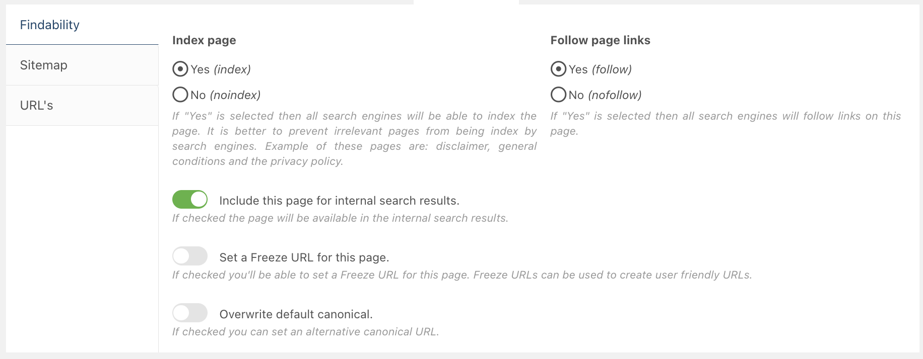 modx seo suite indexeren